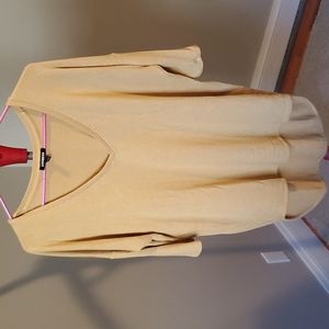 Express woman's tunic yellow M